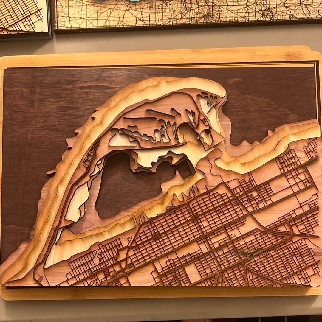 Presque Isle 3D Depth Map