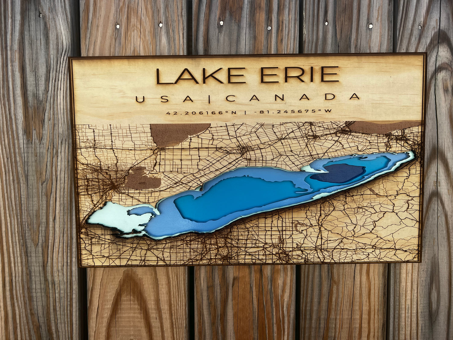 Layered Wood & Metal Art