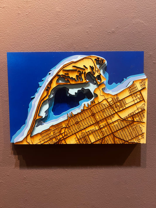 Presque Isle 3D Depth Map￼