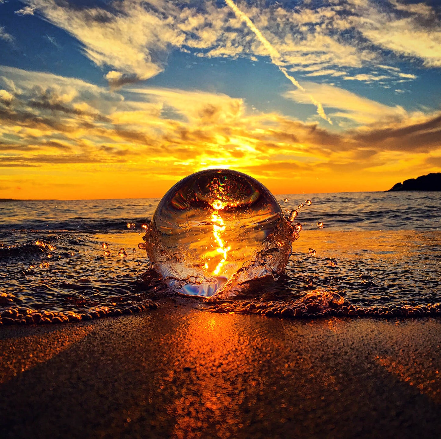 Presque Isle State Park Photograph — Fractal Sunset