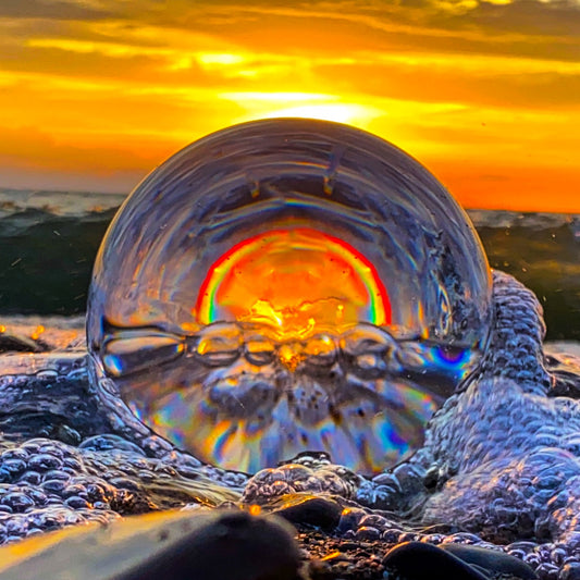Presque Isle State Park Photograph — Rainbow Sunset