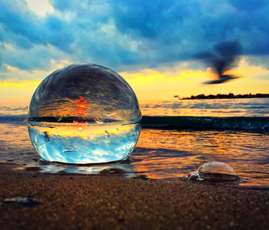 Presque Isle State Park Photograph — Bubble Sunset