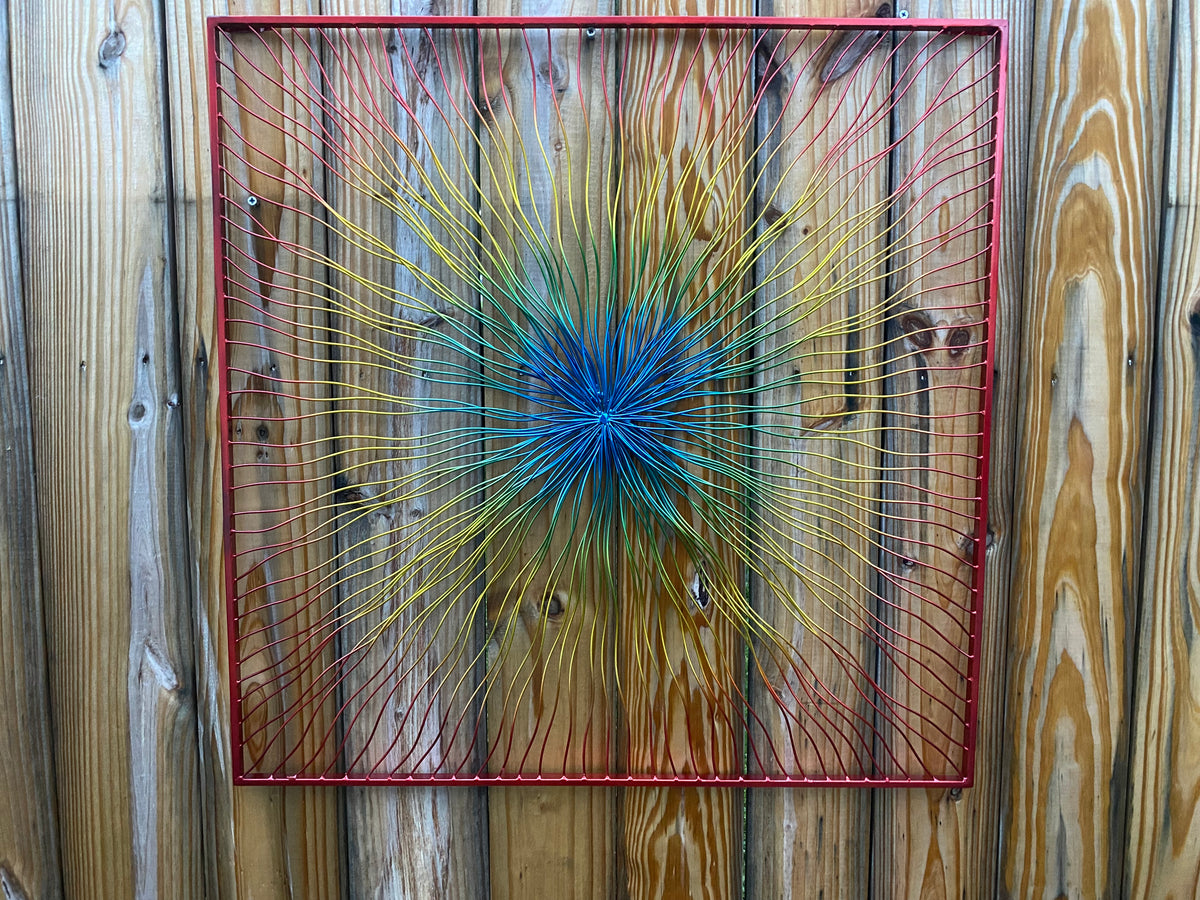 Wire Frame Colorful Example Color Burst Wire Frame – Borgia Artistry Studio
