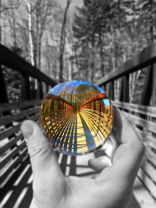 Asbury Woods Bridge Photograph